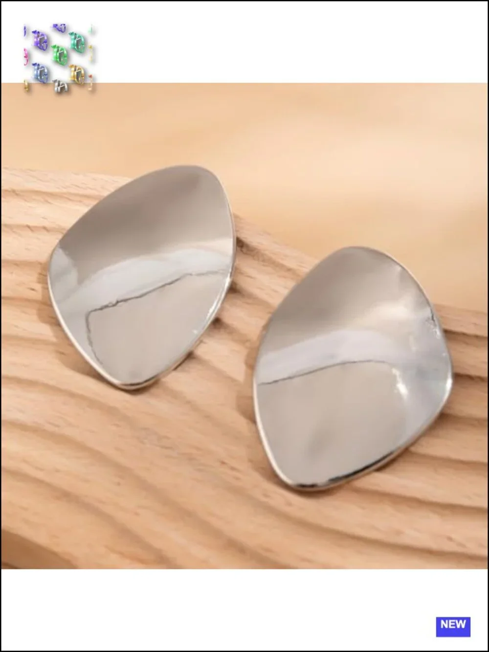 Chunky Gold Drop Statement Earrings Irregular Geometric Dangle Oval Metal